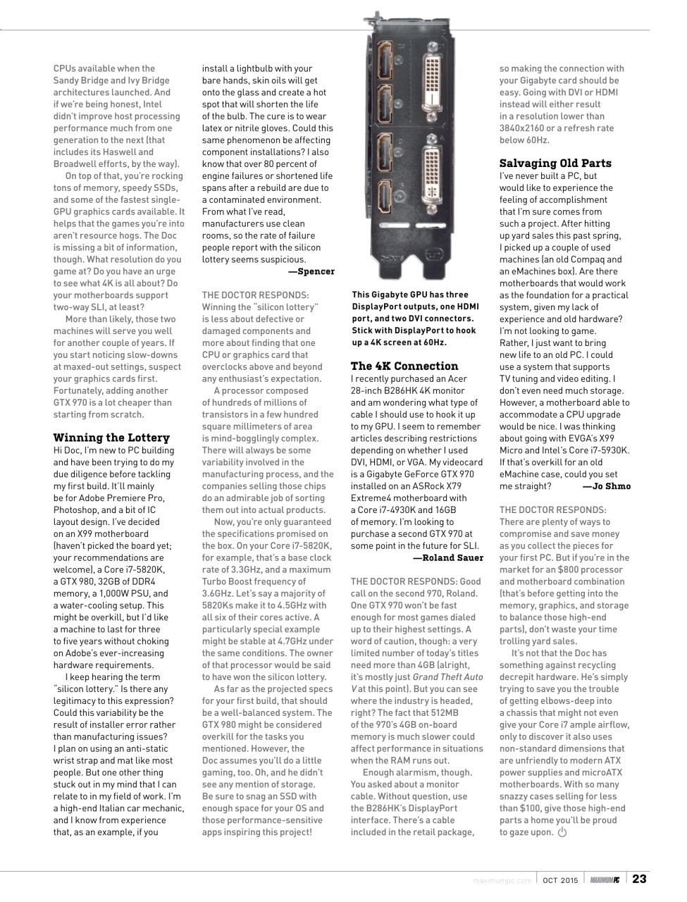 Maximum PC Preview Pages