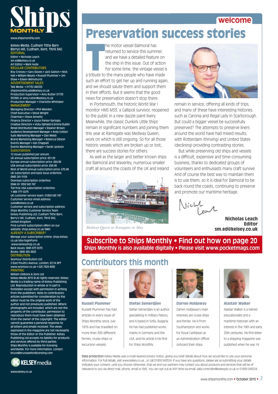 Ships Monthly Preview Pages