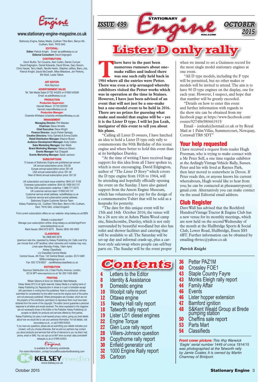 Stationary Engine Preview Pages