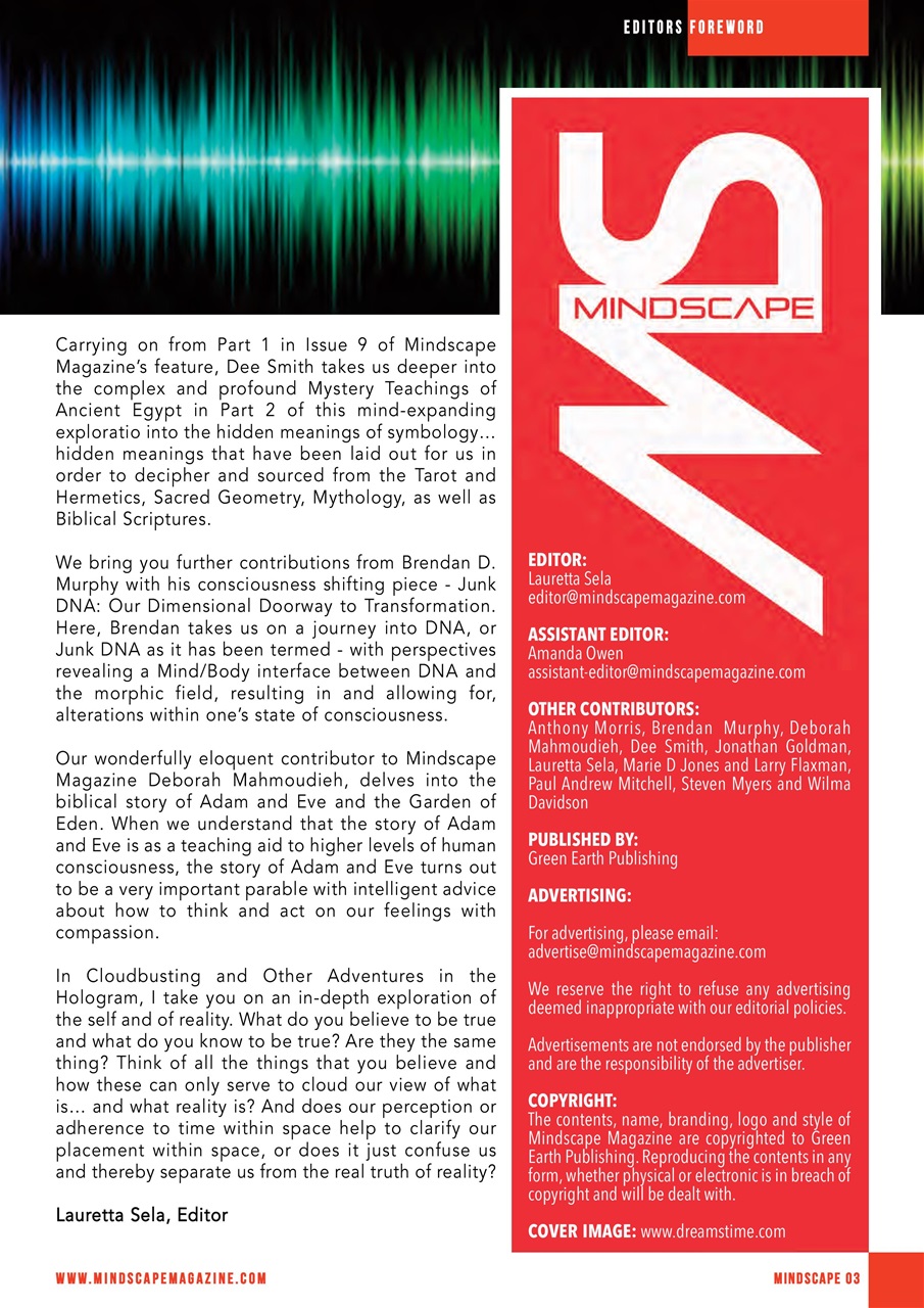 Mindscape Magazine Preview Pages