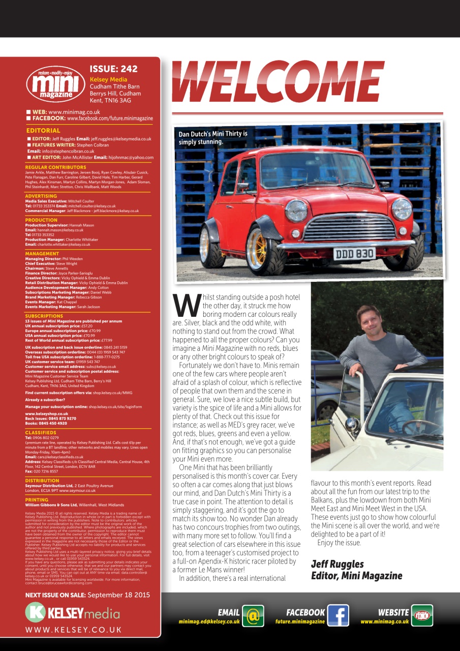 Mini Magazine Preview Pages