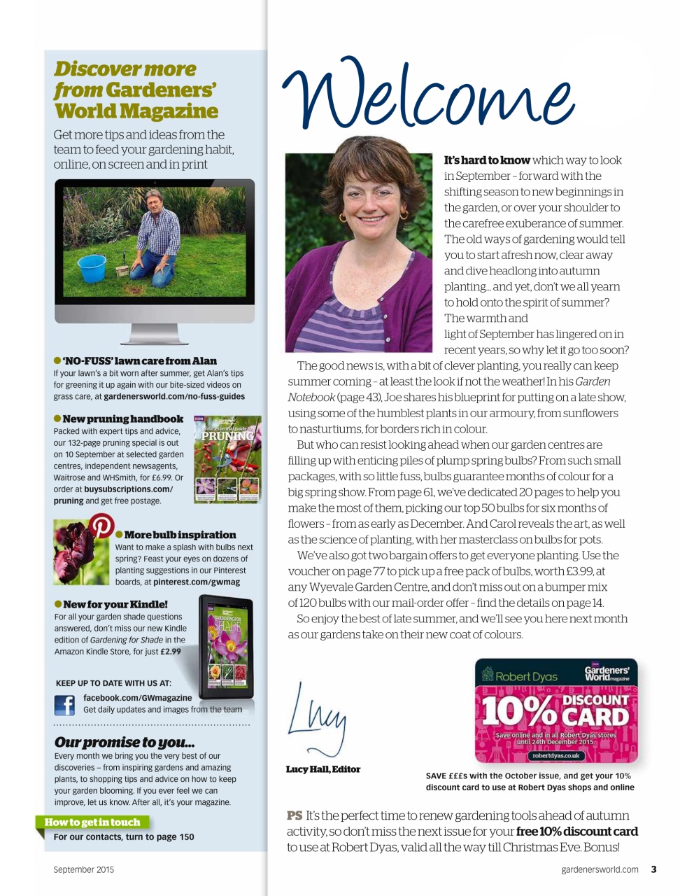 BBC Gardeners’ World Magazine Preview Pages