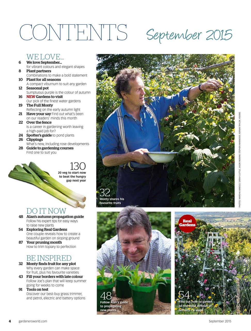 BBC Gardeners’ World Magazine Preview Pages