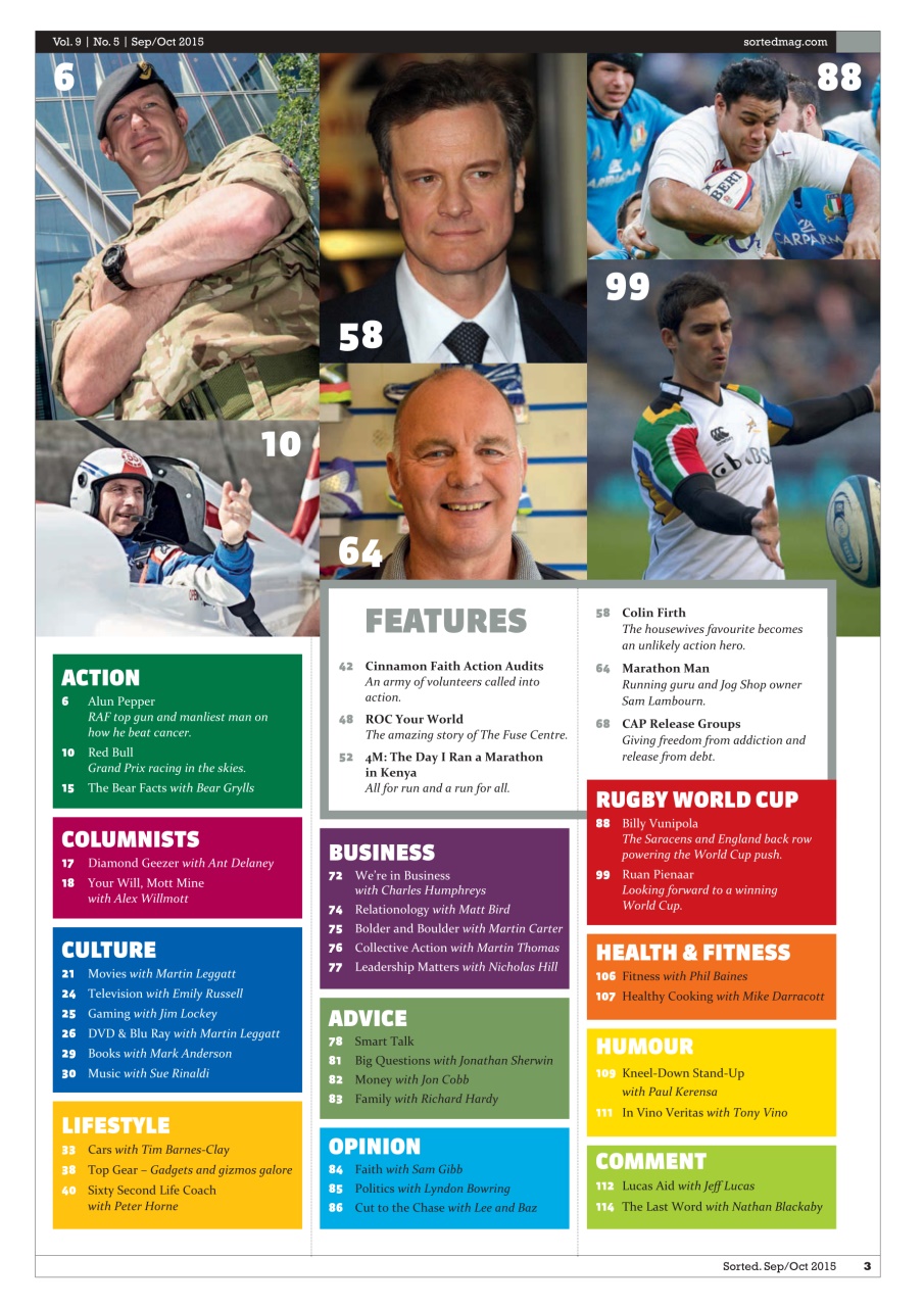 Sorted Magazine – The men's mag with morals Preview Pages