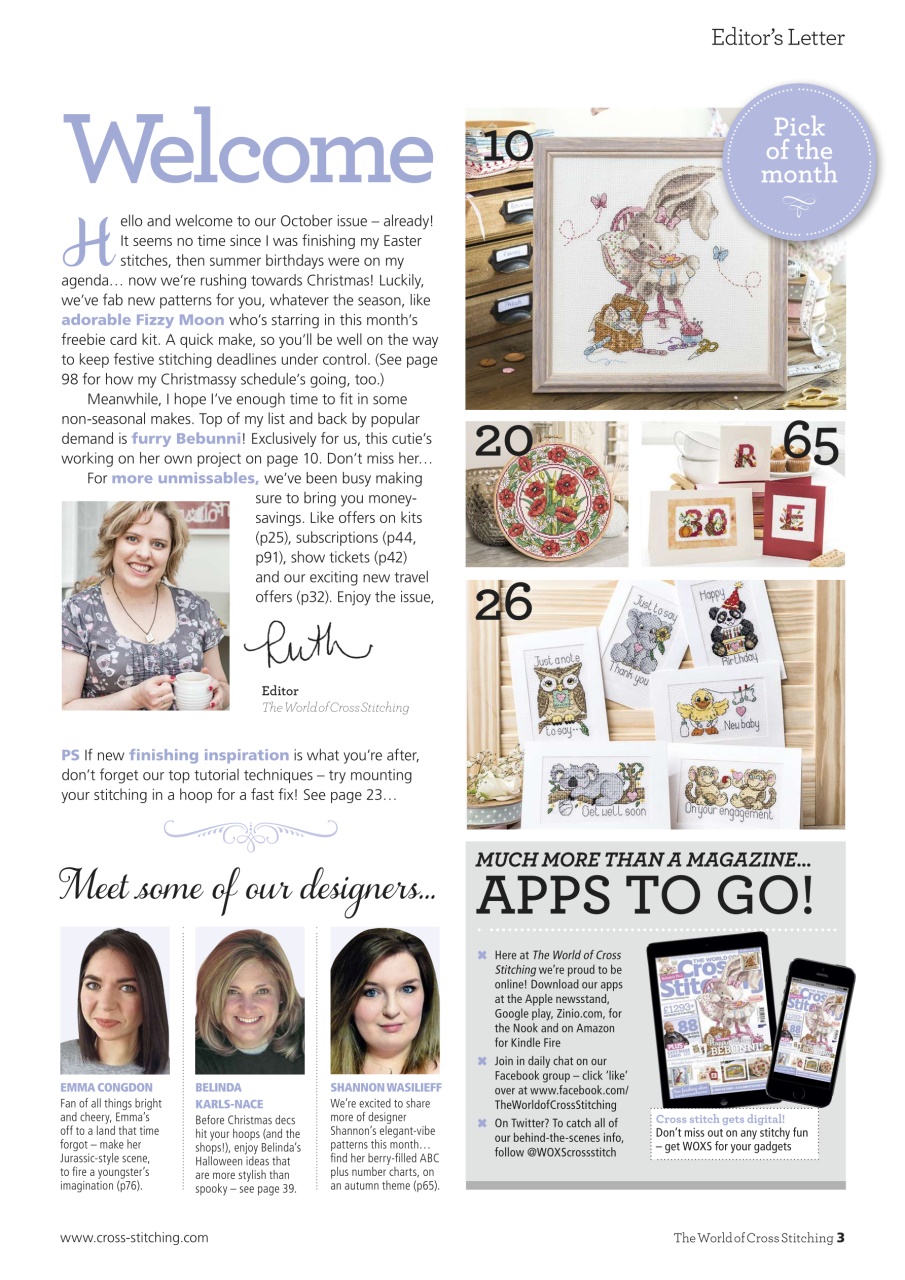 The World of Cross Stitching Preview Pages