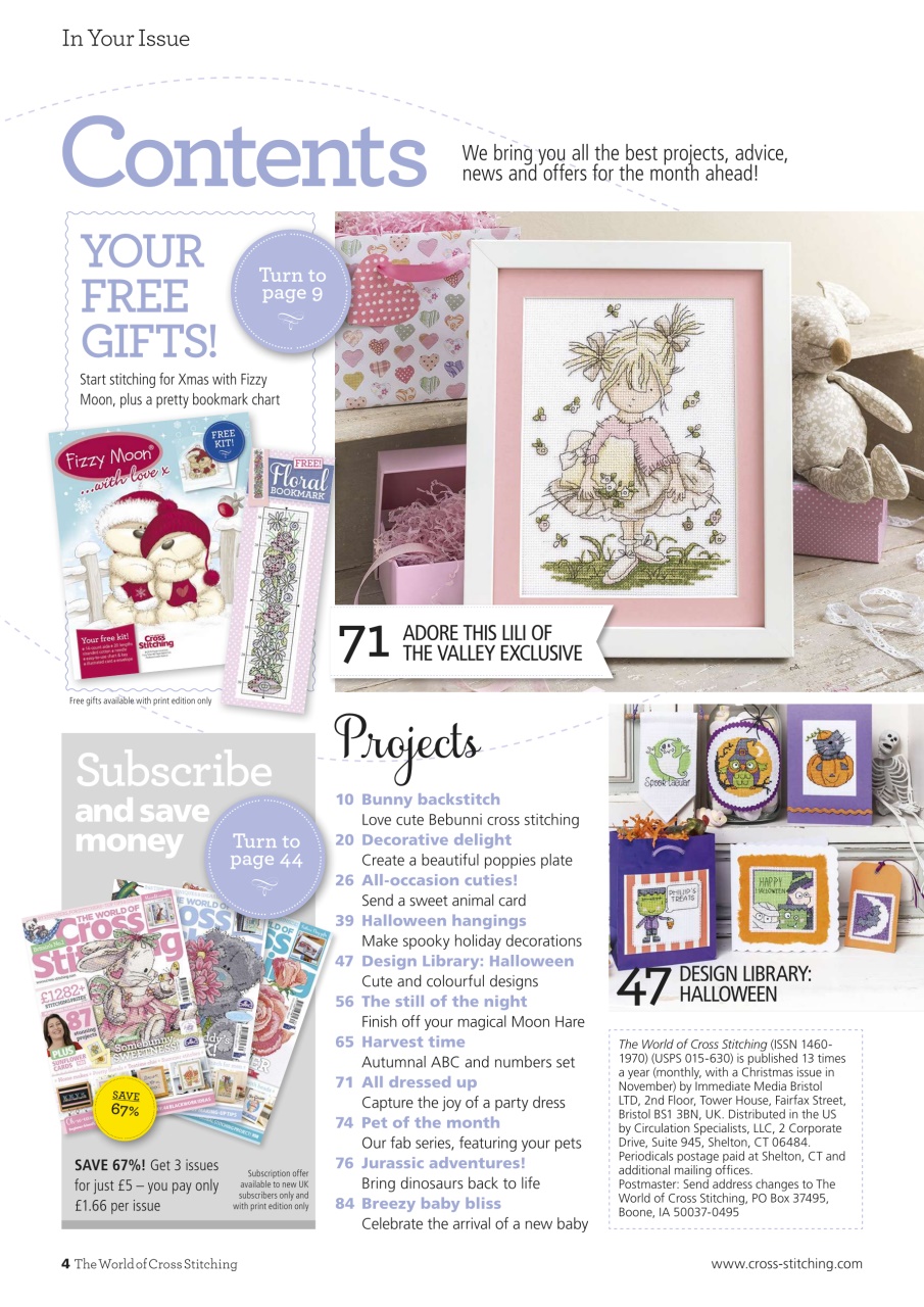 The World of Cross Stitching Preview Pages