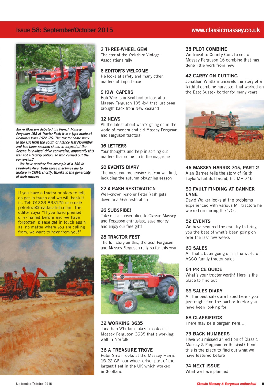 Classic Massey Preview Pages
