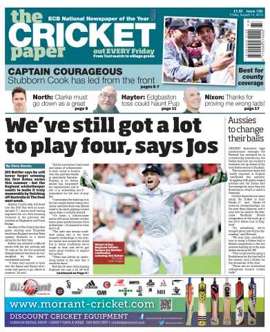 The Cricket Paper issue 14th August 2015