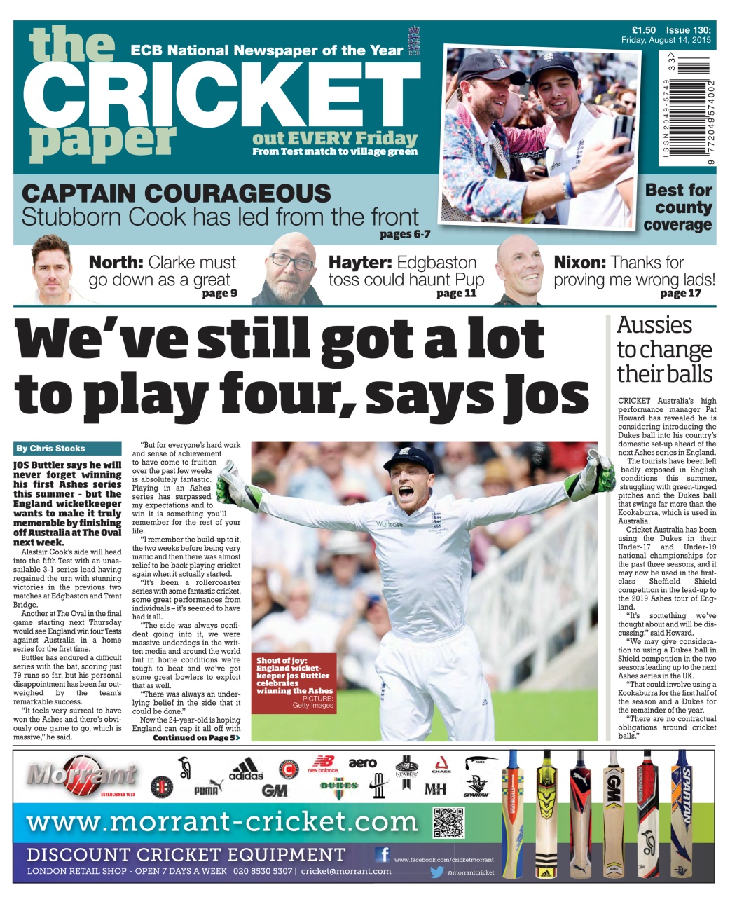The Cricket Paper Preview Pages