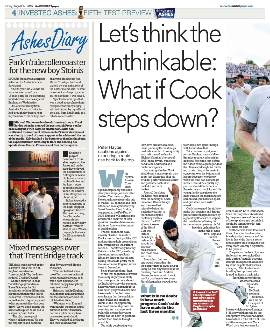 The Cricket Paper Preview Pages