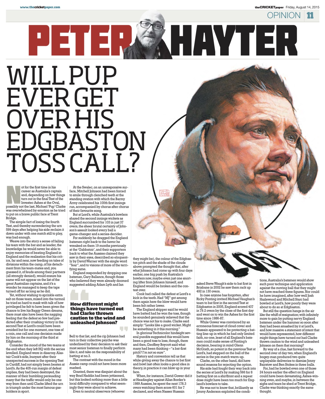 The Cricket Paper Preview Pages