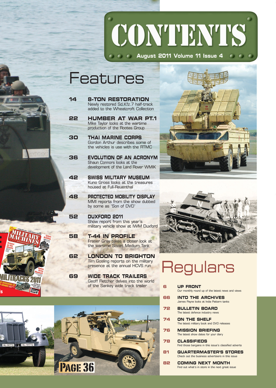 Military Machines International Preview Pages