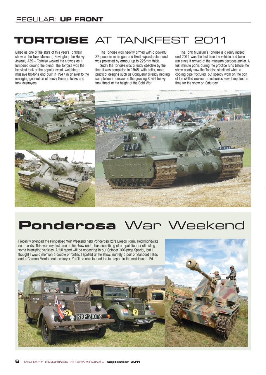 Military Machines International Preview Pages