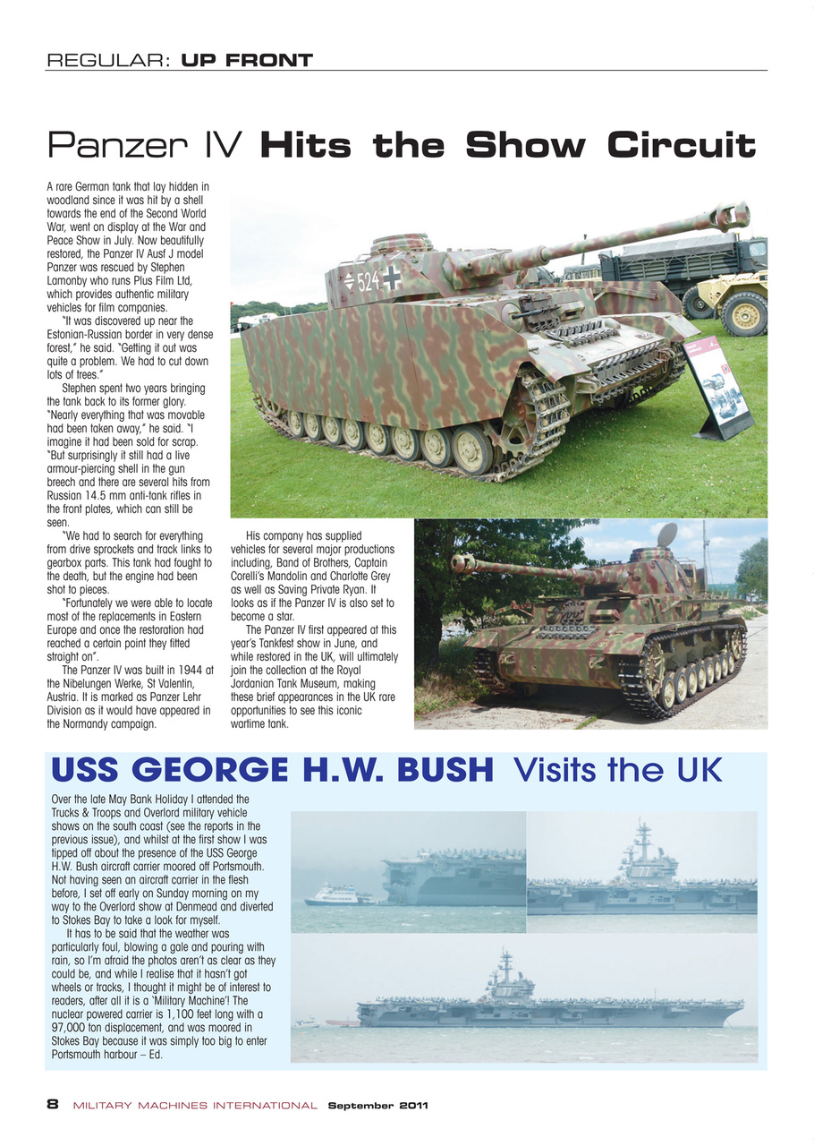 Military Machines International Preview Pages