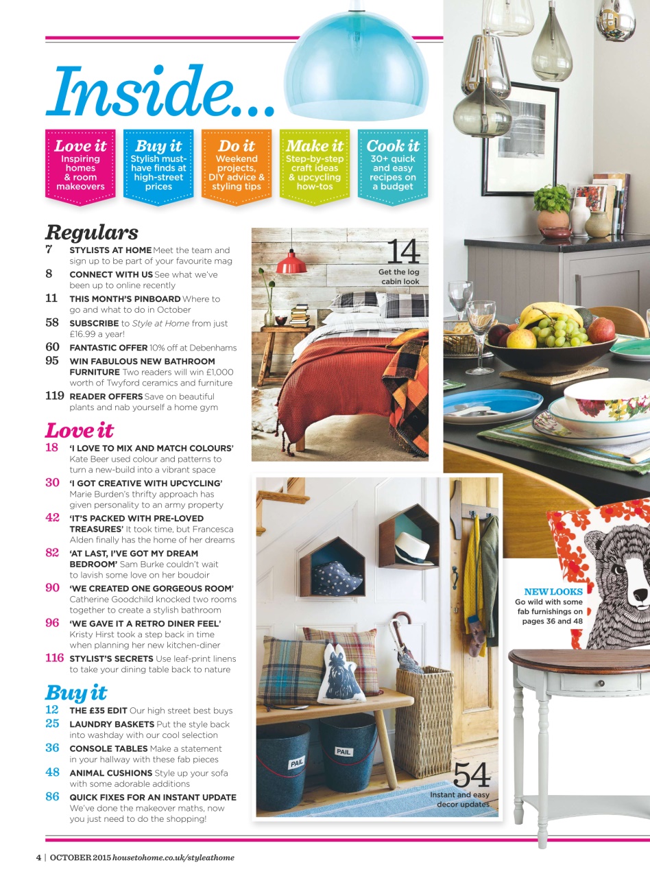 Style at Home Preview Pages
