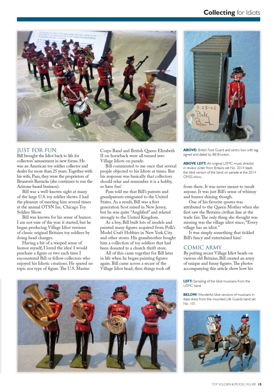 Toy Soldier & Model Figure Preview Pages