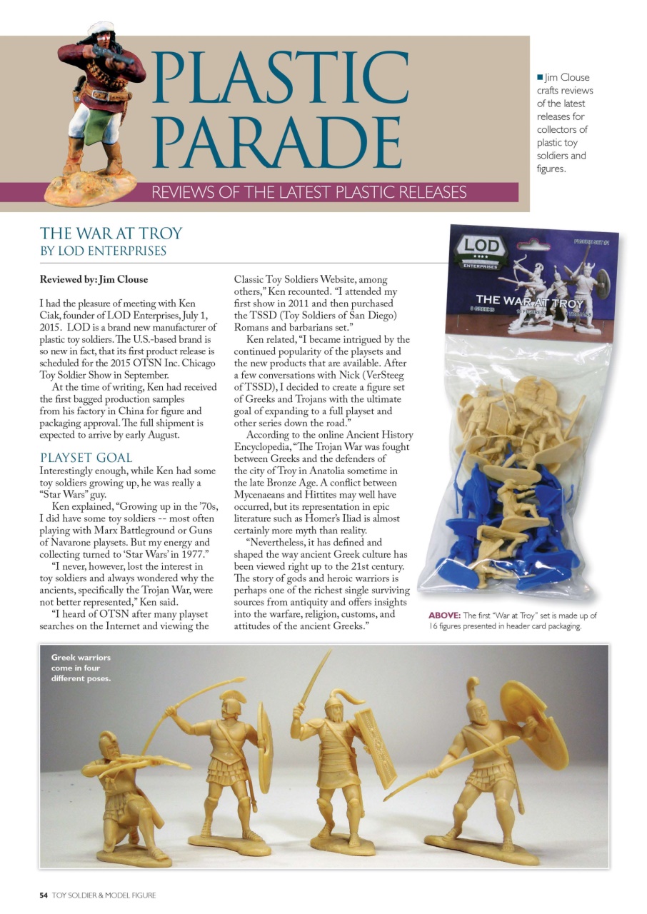 Toy Soldier & Model Figure Preview Pages