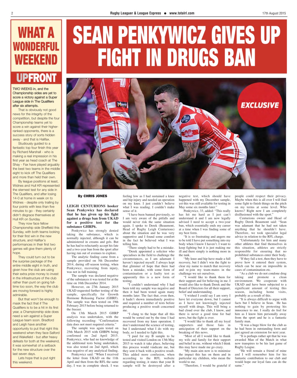 League Express Preview Pages