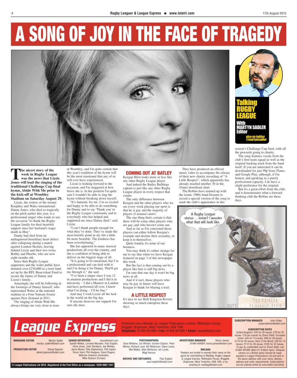League Express Preview Pages