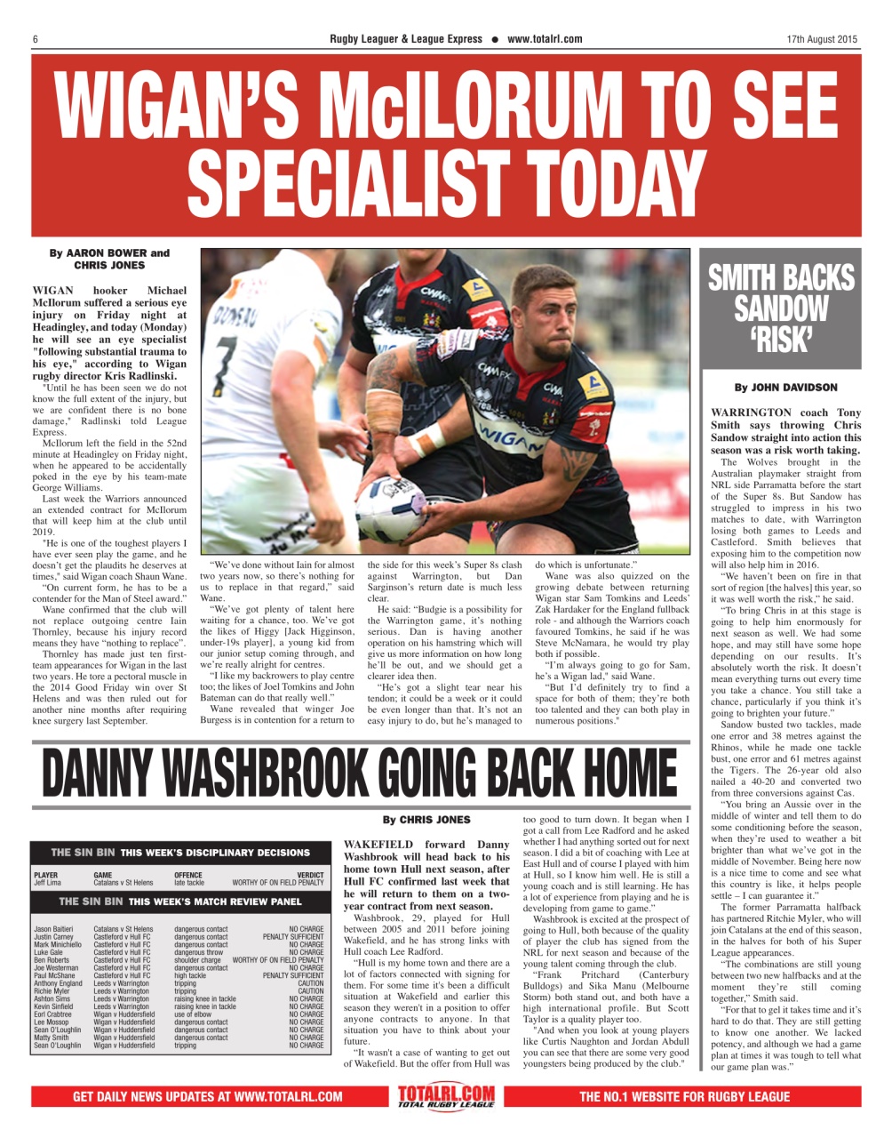 League Express Preview Pages