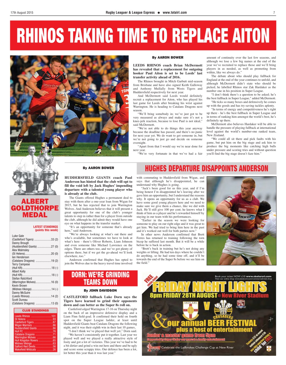 League Express Preview Pages