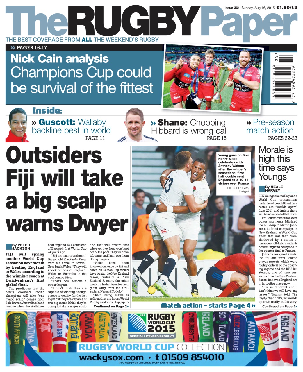 The Rugby Paper Preview Pages