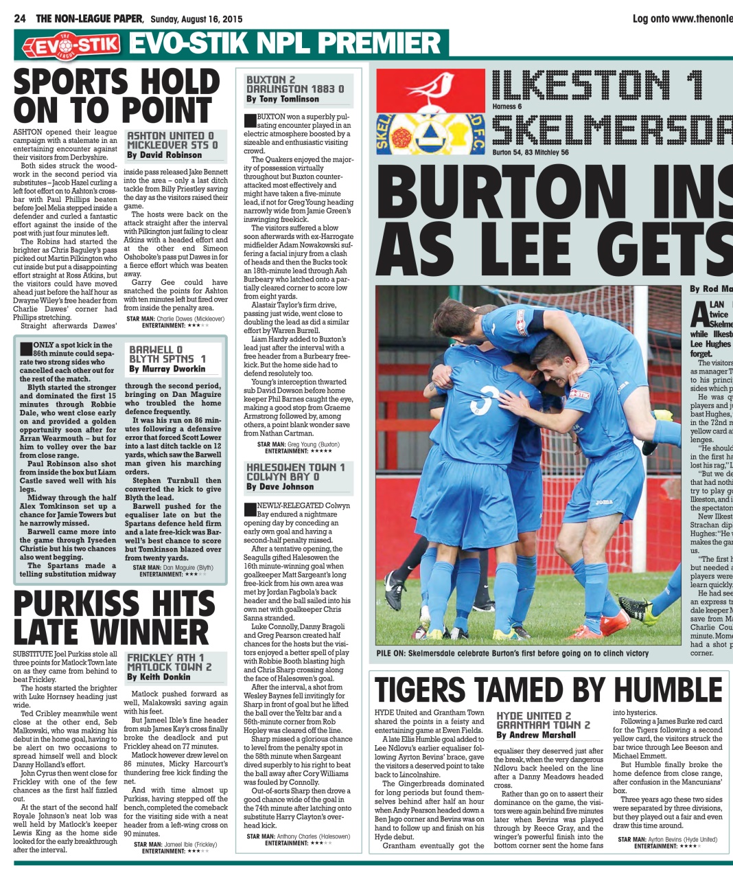 The Non-League Football Paper Preview Pages