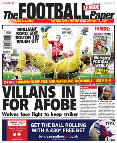The Football League Paper issue 17th August 2015