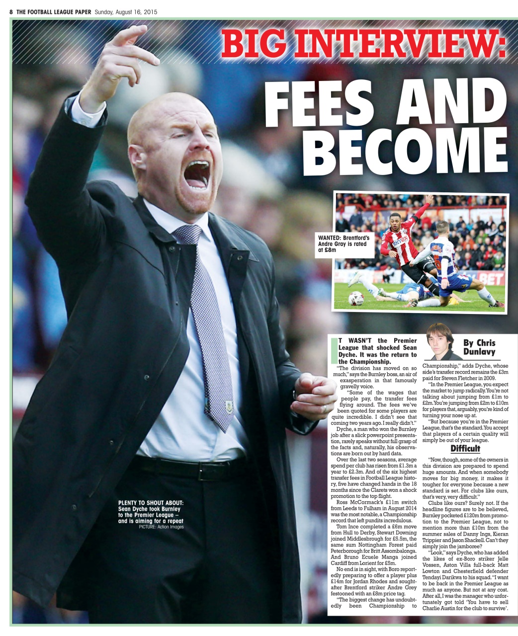 The Football League Paper Preview Pages