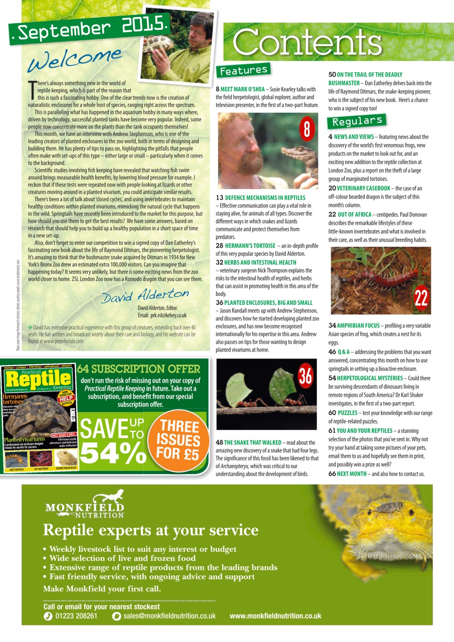Practical Reptile Keeping Preview Pages