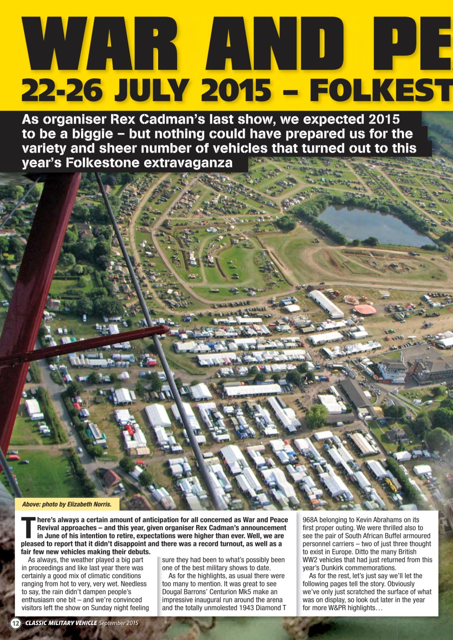 Classic Military Vehicle Preview Pages