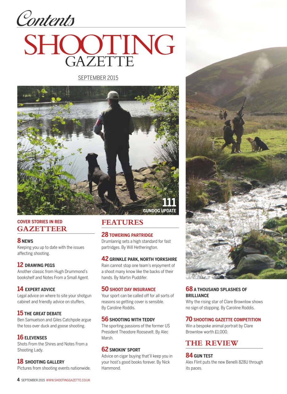 Shooting Gazette Preview Pages