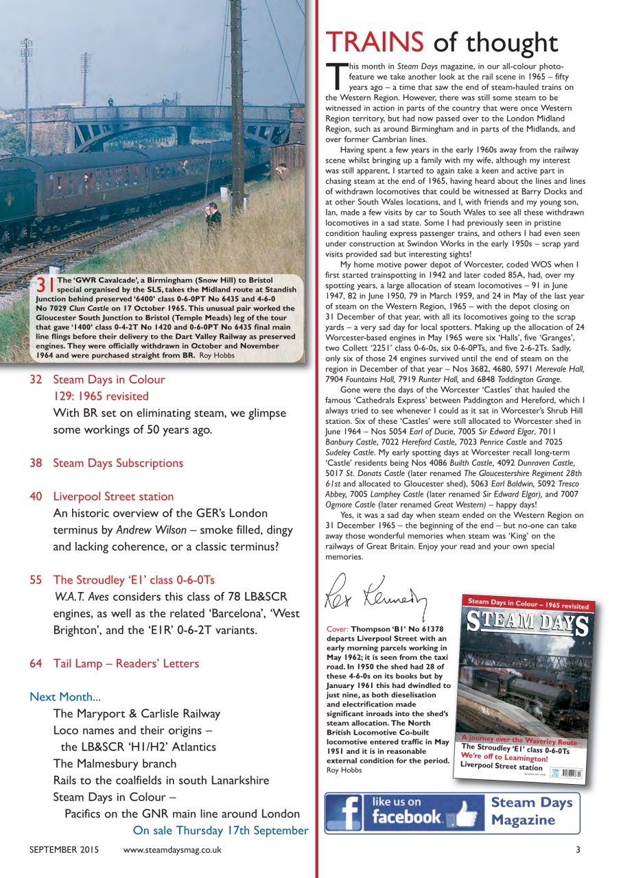 Steam Days Preview Pages