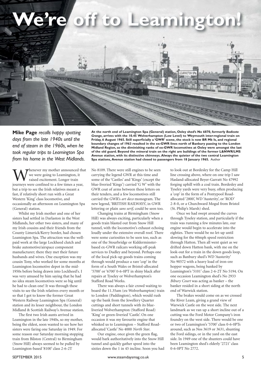 Steam Days Preview Pages