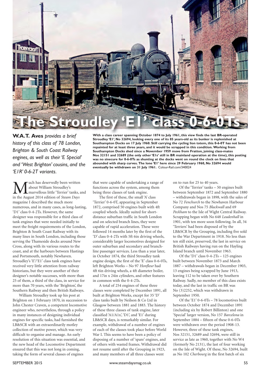 Steam Days Preview Pages