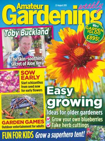 Amateur Gardening issue 22nd August 2015