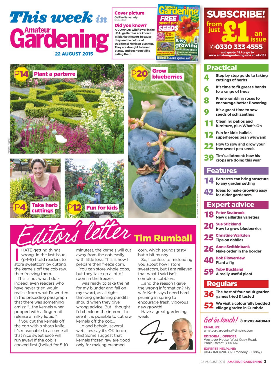Amateur Gardening Preview Pages