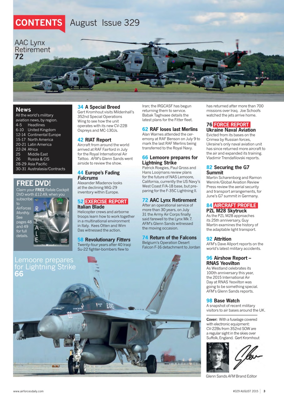 AirForces Monthly Preview Pages