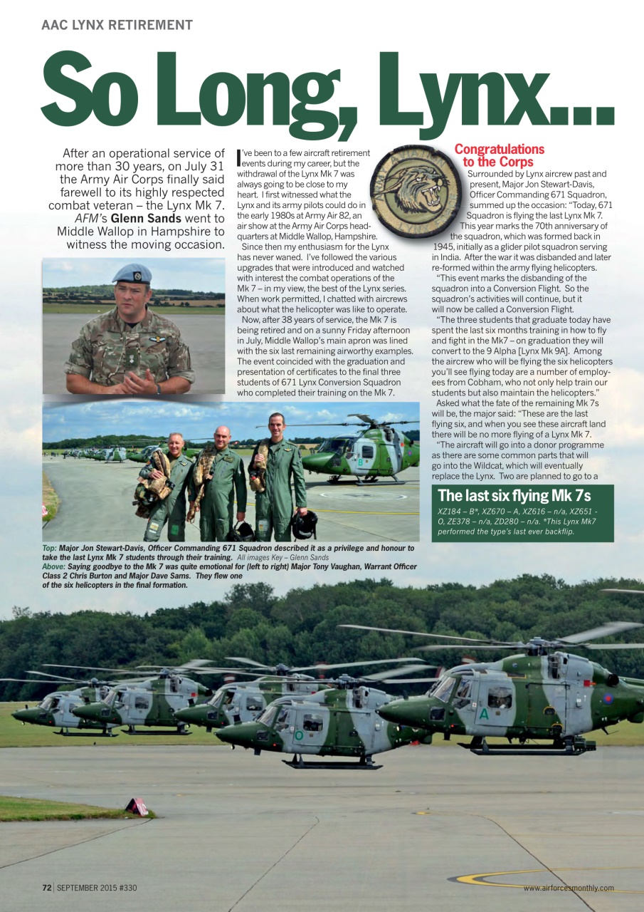 AirForces Monthly Preview Pages