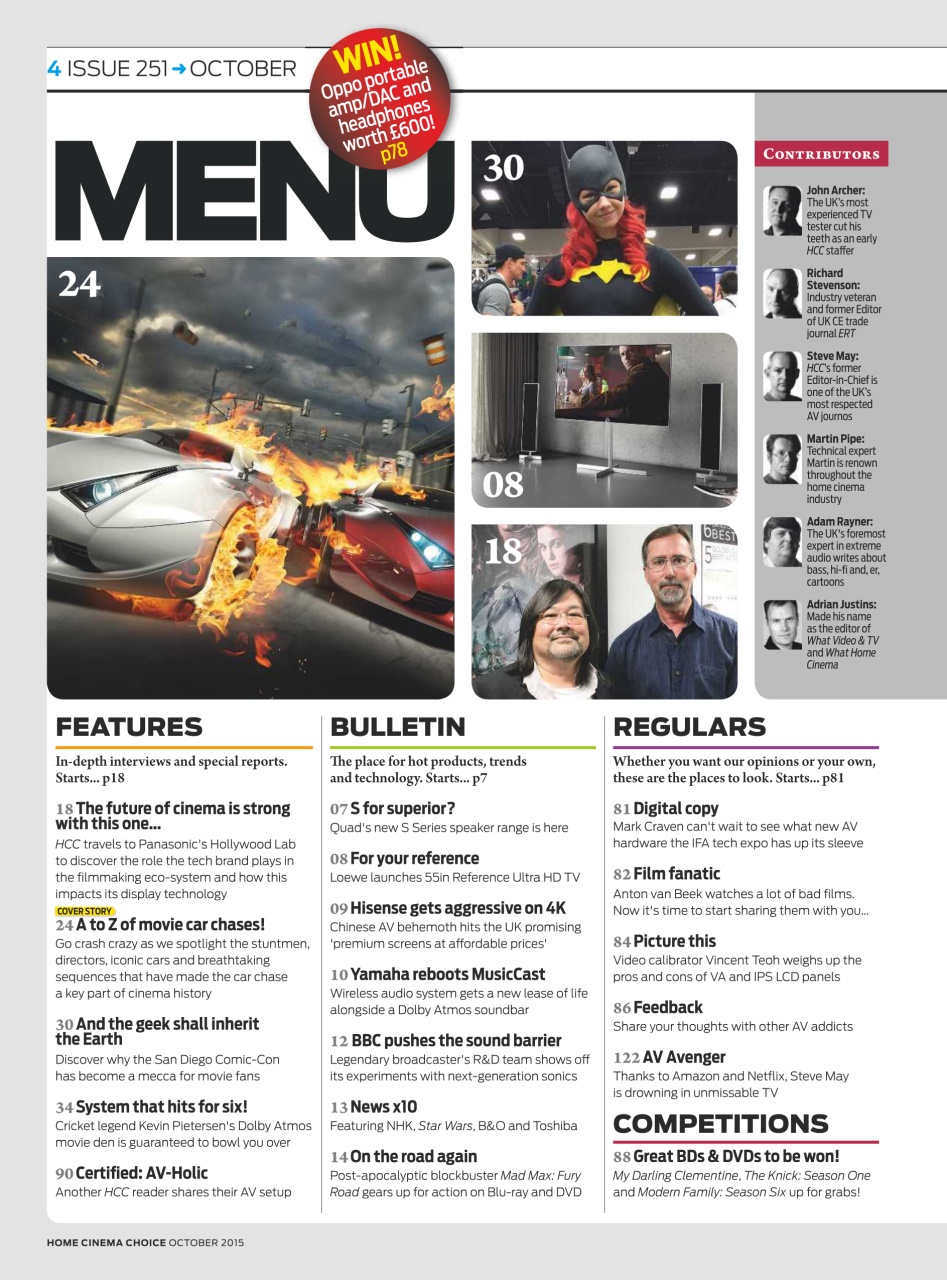 Home Cinema Choice Preview Pages