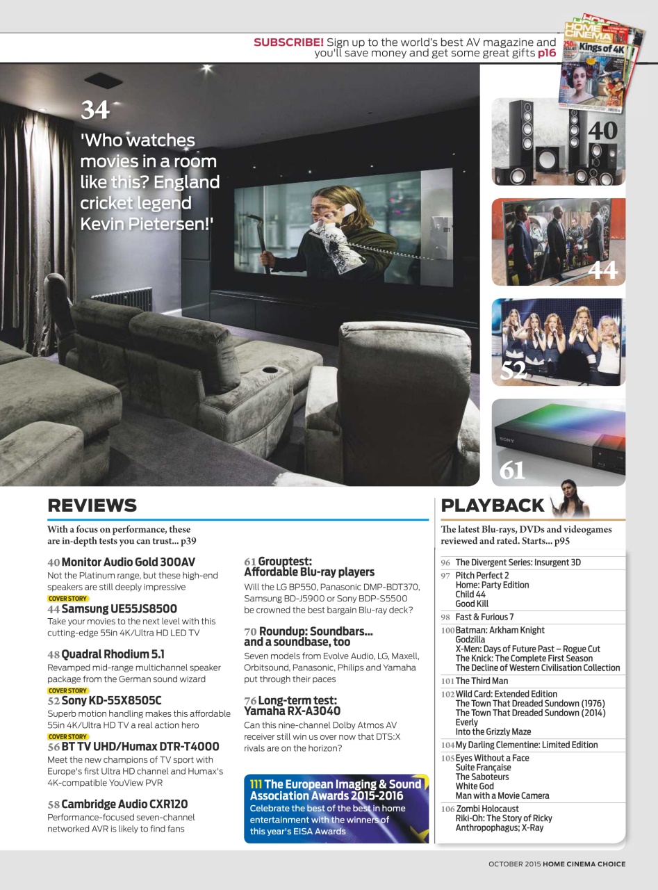 Home Cinema Choice Preview Pages