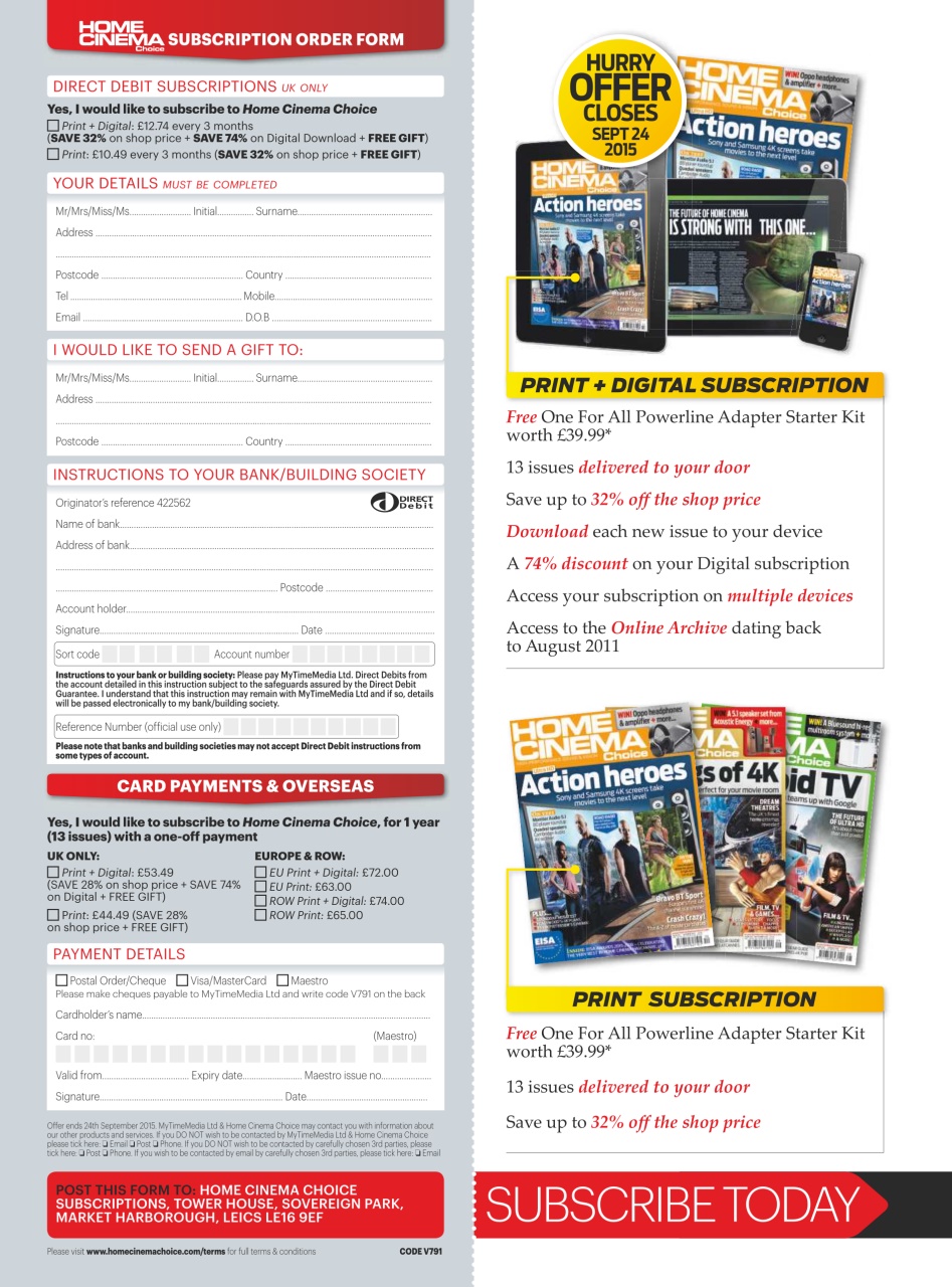 Home Cinema Choice Preview Pages