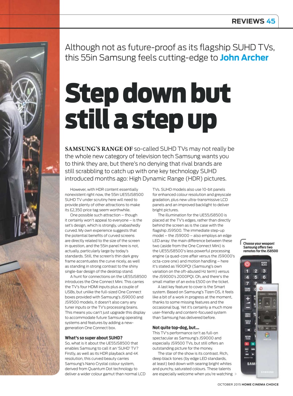 Home Cinema Choice Preview Pages