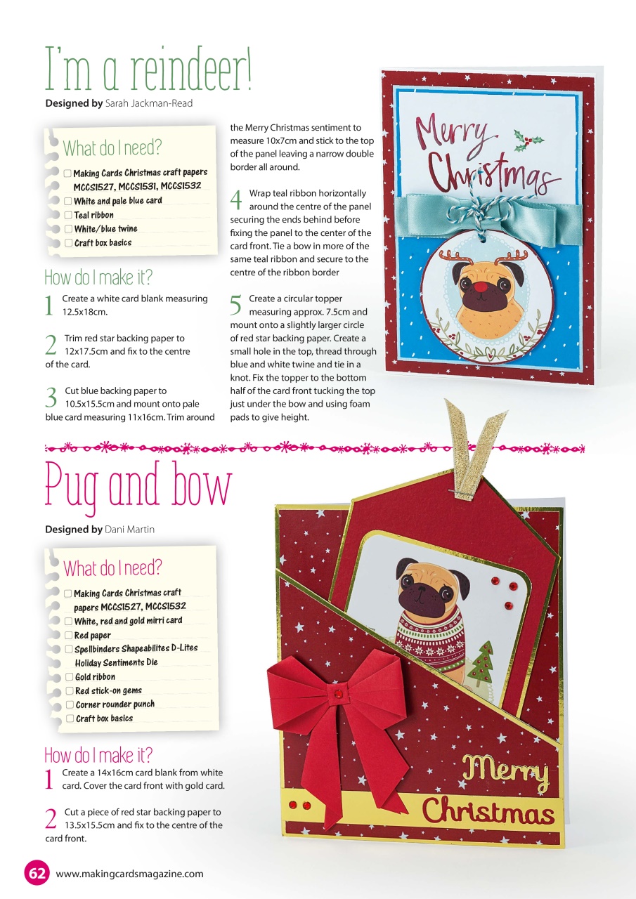 Making Cards & Papercraft Preview Pages