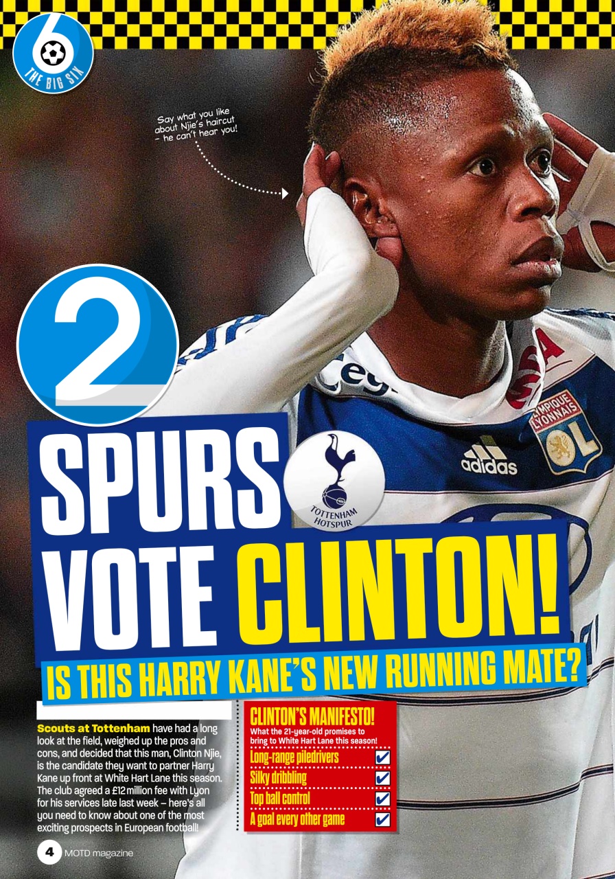 Match of the Day Preview Pages