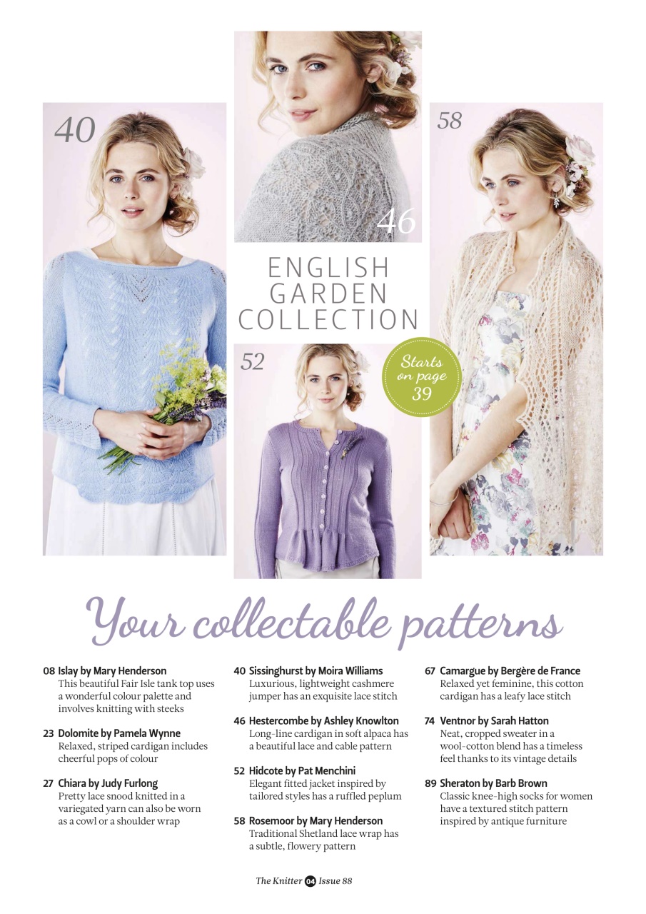 The Knitter Preview Pages