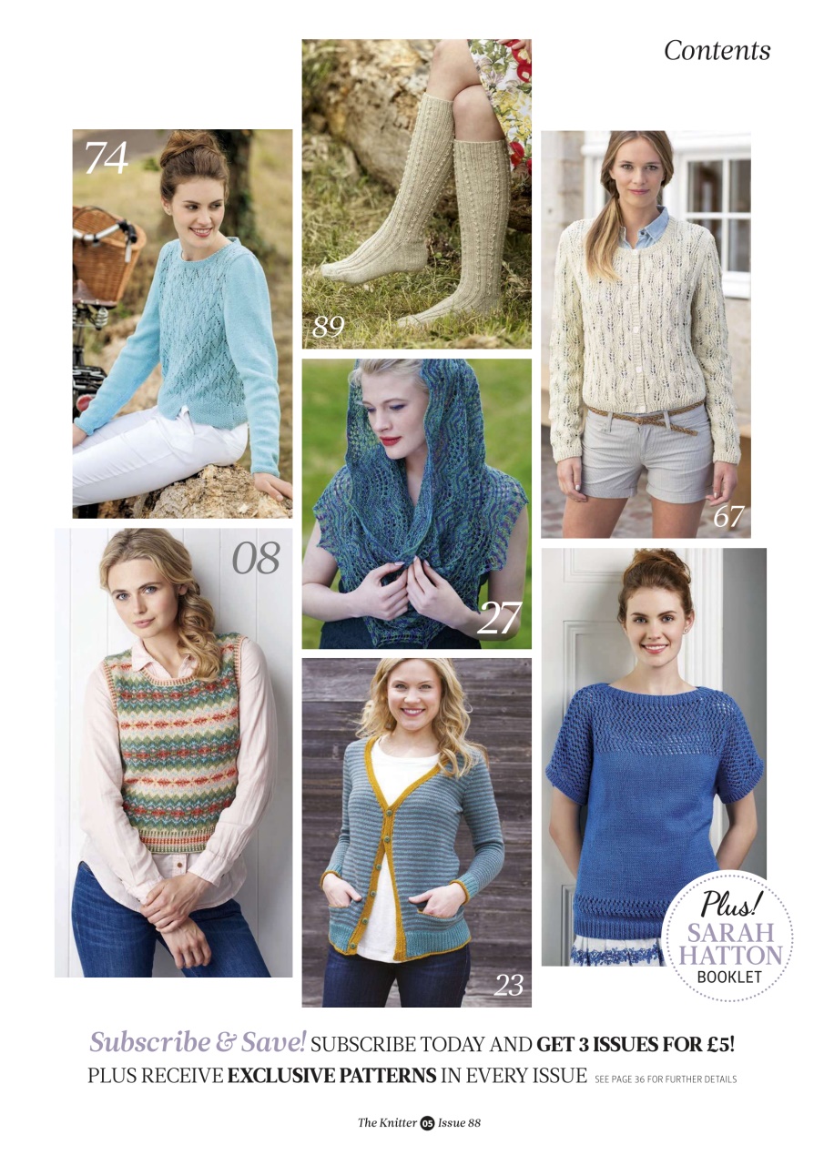 The Knitter Preview Pages