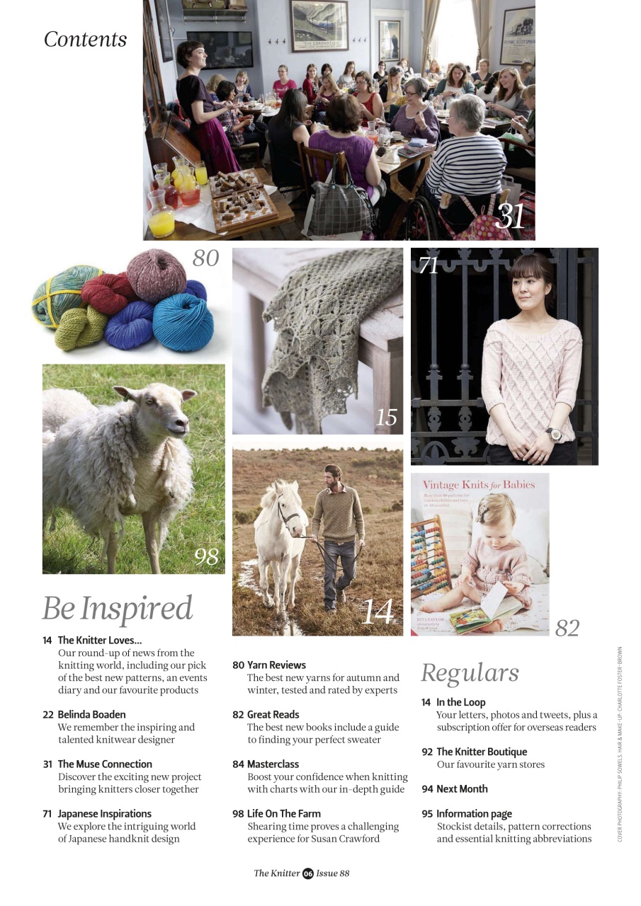 The Knitter Preview Pages