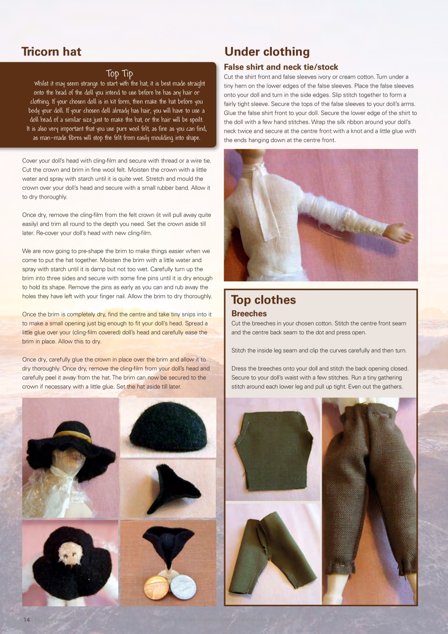 Dolls House and Miniature Scene Preview Pages