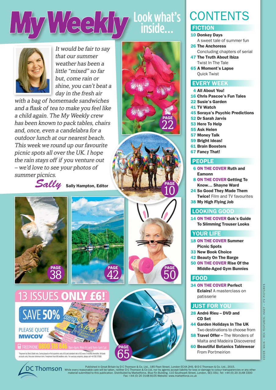 My Weekly Preview Pages